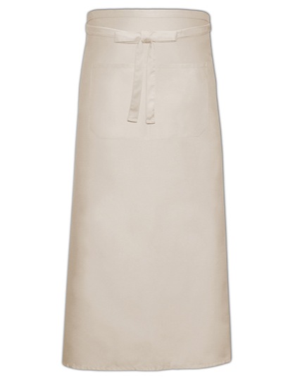 Bistro Apron With Front Pocket Kleuren natural (ca. pantone 7499)