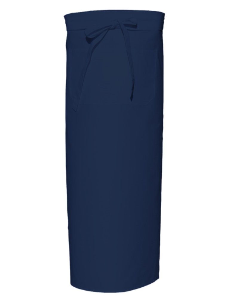Bistro Apron With Front Pocket Kleuren navy