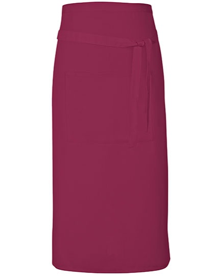 Terras Apron Kleuren burgundy (ca. pantone 216)