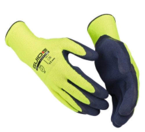 HANDSCHOENEN GUIDE 159 LATEX GEEL/ZWART touchscreen