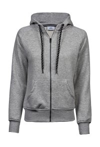 Ladies Hooded Zip Sweat