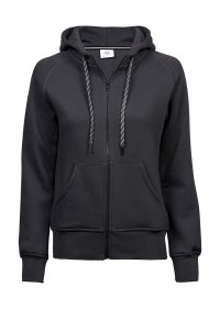 Ladies Hooded Zip Sweat