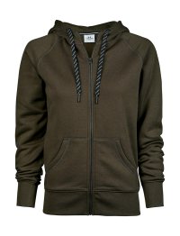 Ladies Hooded Zip Sweat