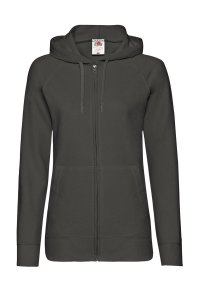 Lady-Fit Lightweight Hooded Sweat Jacket