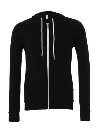 Unisex Poly-Cotton Full Zip Hoodie