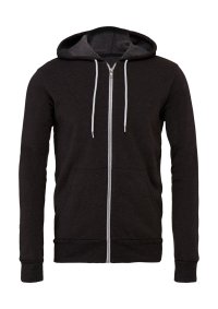 Unisex Poly-Cotton Full Zip Hoodie