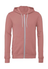 Unisex Poly-Cotton Full Zip Hoodie