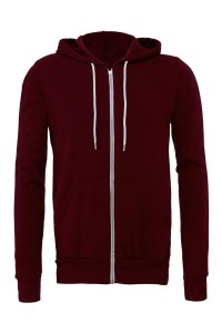 Unisex Poly-Cotton Full Zip Hoodie