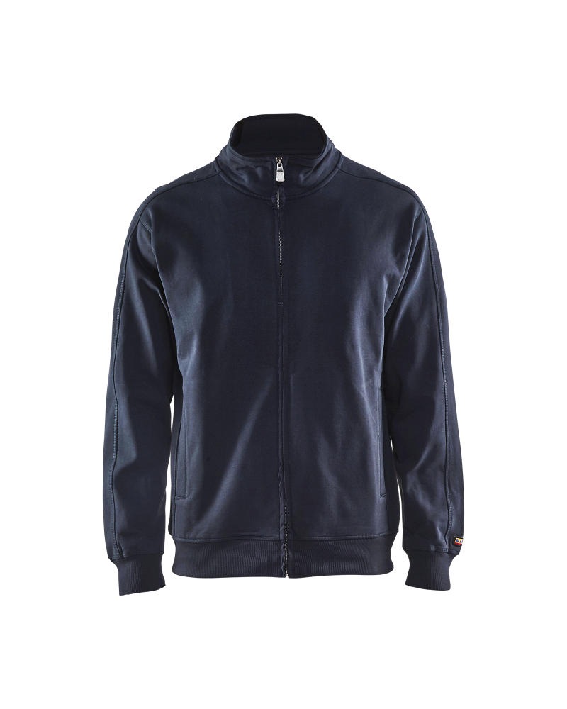 Sweatshirt lange rits