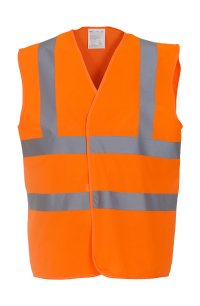 Hi Vis 2 Band & Brace Waistcoat