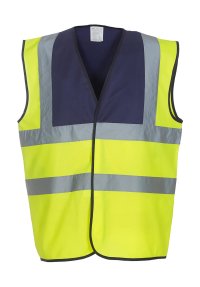 Hi Vis 2 Band & Brace Waistcoat