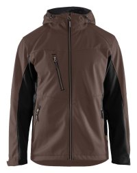 Softshell jack met capuchon