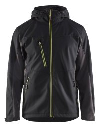 Softshell jack met capuchon