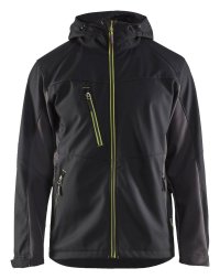 Softshell jack met capuchon