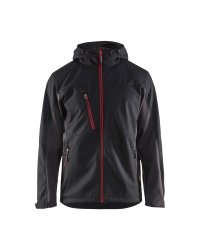 Softshell jack met capuchon