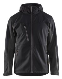 Softshell jack met capuchon