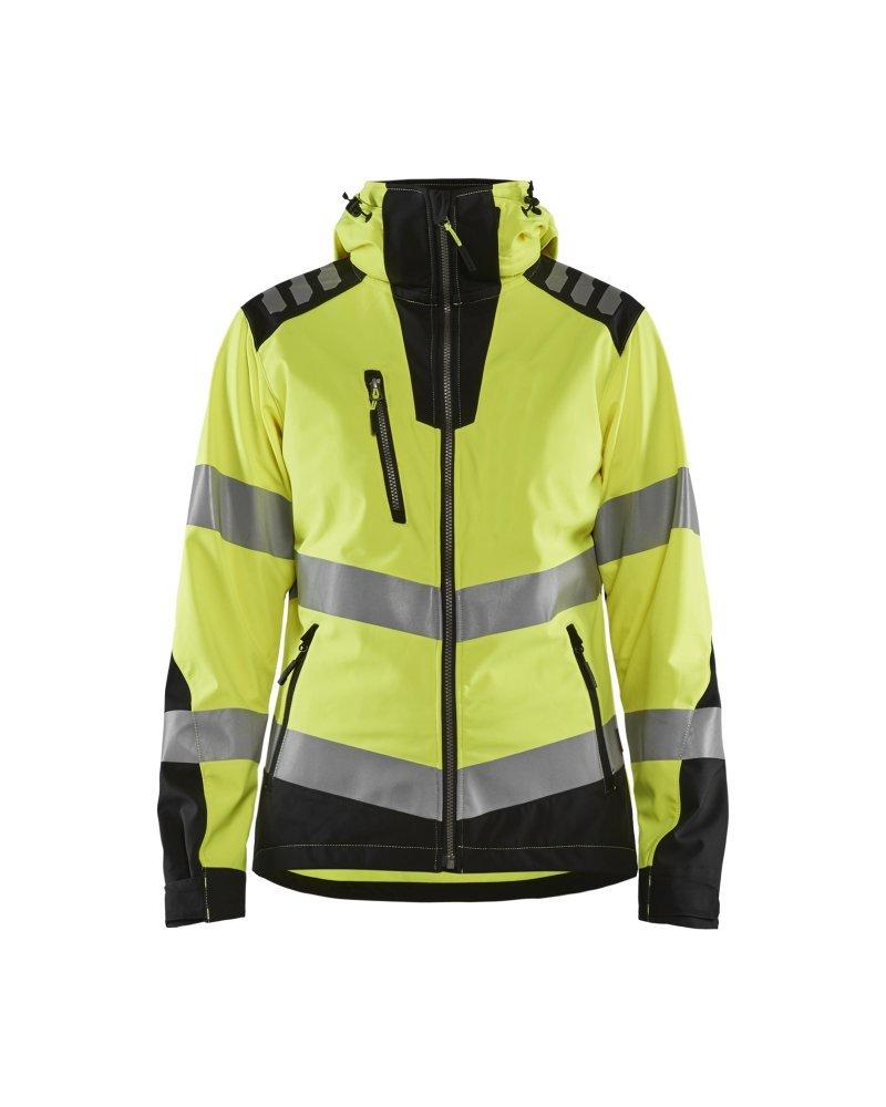 Dames Softshell jack High Vis