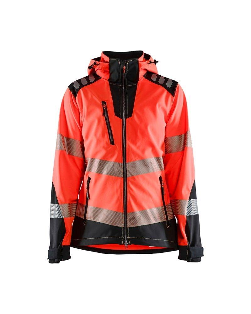 Dames Softshell jack High Vis