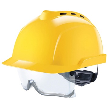 Helm MSA V-guard 930 met bril