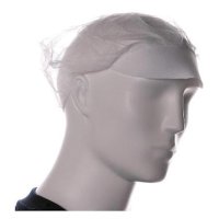HAARNETJES MET KLEP NON-WOVEN 100 ST WIT