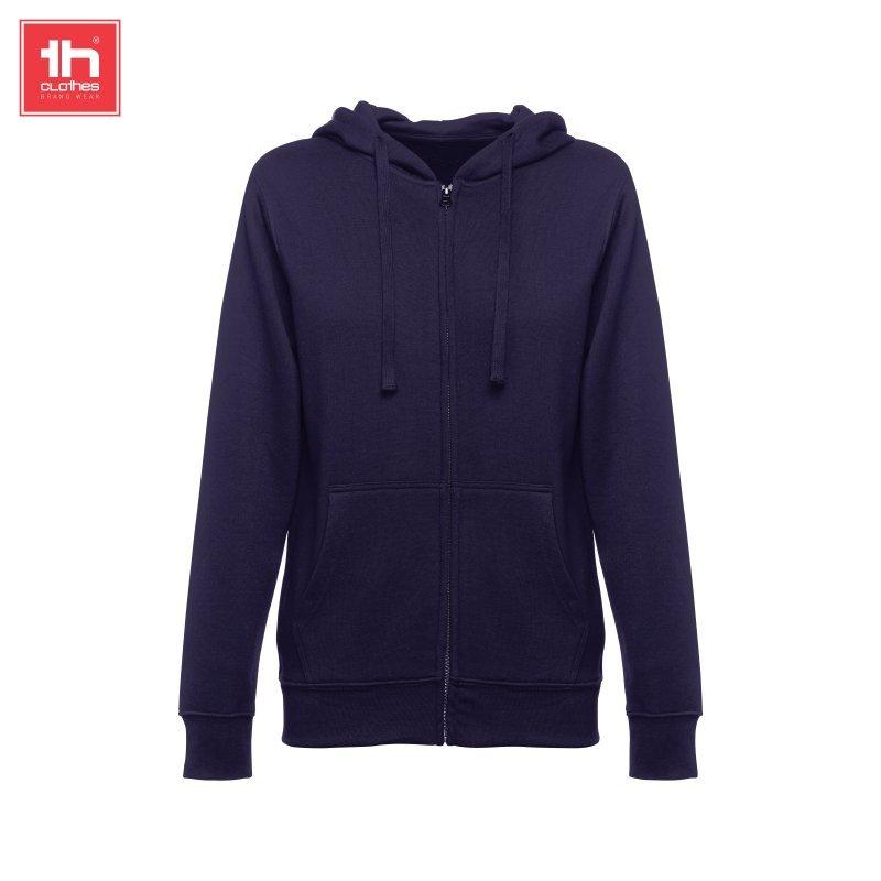 Dames sweater met capuchon en rits amsterdam women