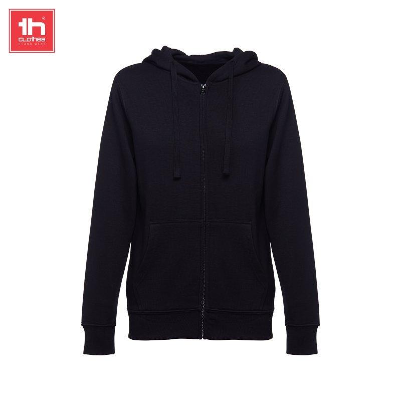 Dames sweater met capuchon en rits amsterdam women