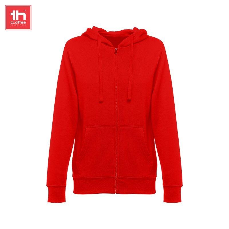 Dames sweater met capuchon en rits amsterdam women