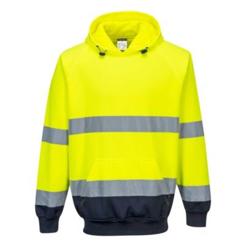 Hi-Vis Contrast Hoodie B316