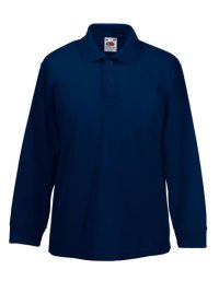 Long Sleeve 65/35 kids polo