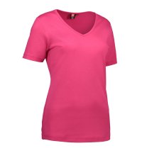 Ladies' interlock T-shirt | v-neck 0506