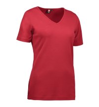 Ladies' interlock T-shirt | v-neck 0506