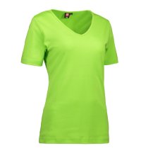 Ladies' interlock T-shirt | v-neck 0506