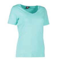 Ladies' interlock T-shirt | v-neck 0506