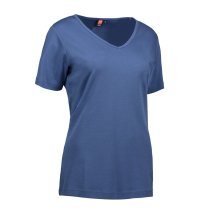 Ladies' interlock T-shirt | v-neck