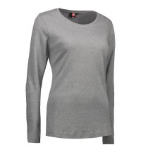 Ladies' interlock T-shirt|long-sleeved