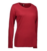 Ladies' interlock T-shirt|long-sleeved