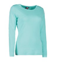 Ladies' interlock T-shirt|long-sleeved