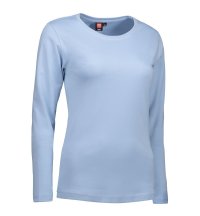 Ladies' interlock T-shirt|long-sleeved