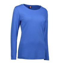 Ladies' interlock T-shirt|long-sleeved