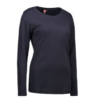 Ladies' interlock T-shirt|long-sleeved