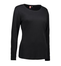 Ladies' interlock T-shirt|long-sleeved