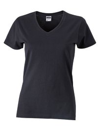 Ladies Slim Fit V-T