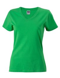 Ladies Slim Fit V-T