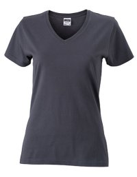 Ladies Slim Fit V-T