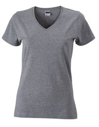 Ladies Slim Fit V-T