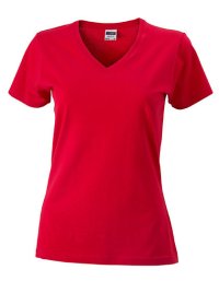 Ladies Slim Fit V-T