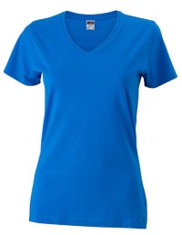 Ladies Slim Fit V-T