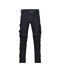 Kyoto  Stretch werkjeans met kniezakken