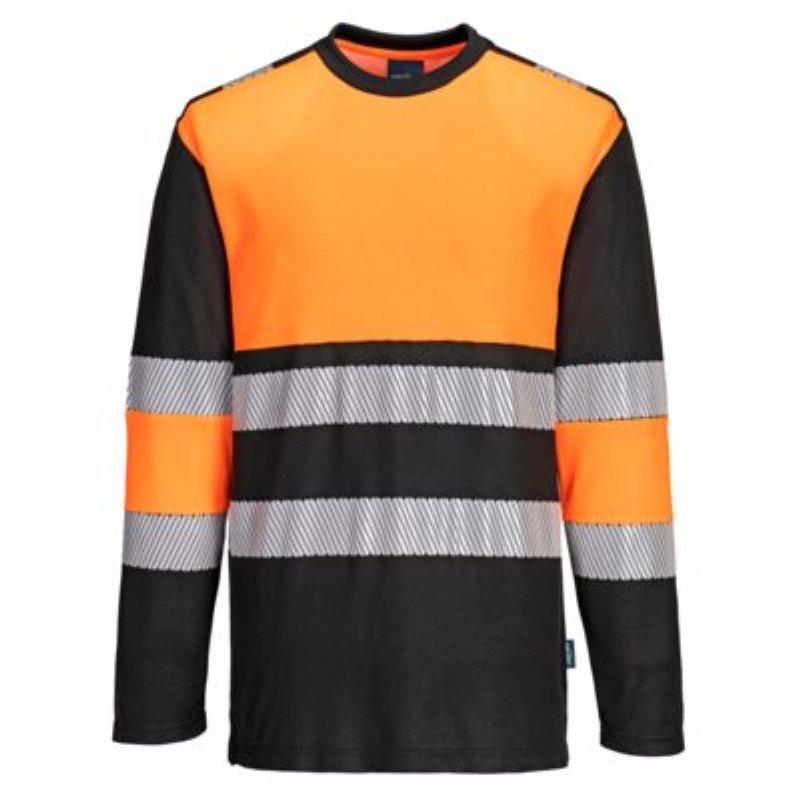 Hi-Vis T-Shirt kat/pol lange mouw