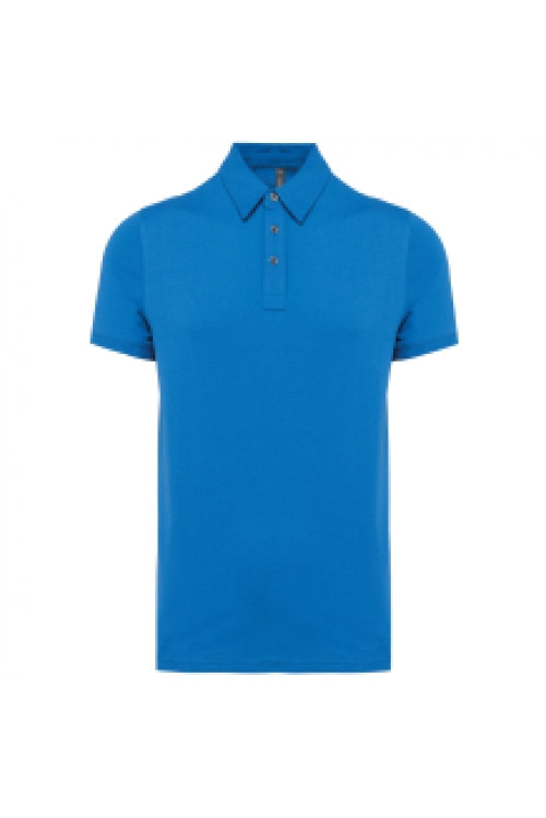 Short sleeved jersey polo shirt K262